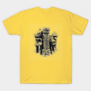 Castle Grayskull Pencil Sketch T-Shirt